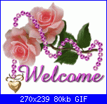 marisa79: Ciao a tutte!!!!!-welcome-roses-animation-gif