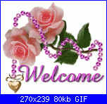 vvale81: ciao a tutti-welcome-roses-animation-gif