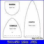 Decorazioni natalizie in feltro (con cartamodelli)-bn-3-jpg