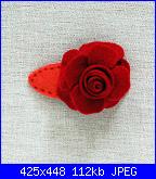 fiori rosa fiori di feltro - tutorial e cartamodelli --passaggio17-jpg