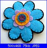 fiori rosa fiori di feltro - tutorial e cartamodelli --flower10-jpg