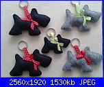 Roby77 - Le mie creazioni in feltro-portachiavi-cani-mix-jpg