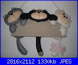 Roby77 - Le mie creazioni in feltro-dietro-porta-gattini-jpg