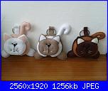 Roby77 - Le mie creazioni in feltro-portachiavi-3-gattini-jpg