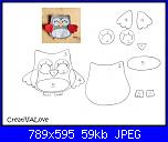 vorrei realizzare per le mie ragazze dei fuoriporta x le varie occasioni-cartamodello-gufetto-jpg