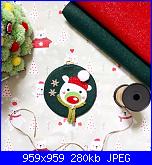 Decorazioni natalizie in feltro (con cartamodelli)-pallina-orso-bianco-foto-jpg