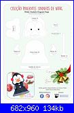 Decorazioni natalizie in feltro (con cartamodelli)-campanella-pinguino-jpg