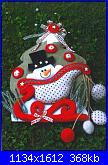 Decorazioni natalizie in feltro (con cartamodelli)-pupazzo-di-neve-con-slitta_7-jpg
