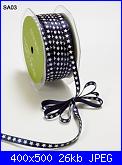 Nastrini in seta 4 mm e 7 mm per silk ribbon     - post momentaneo alla scelta!!!!-sa03navy7mmsatinstarpri-jpg