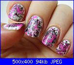 Nail Art.... bellezza per le nostre unghie!-saran-wrap-nails_bwpink_01-jpg