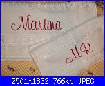 Ricami eseguiti usando gli alfabeti e le scritte preparati da  Malù-martina-jpg
