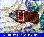 Ricamo eseguito con con lo schema bottiglia coca cola di baby1264-foto-iphone-157-jpg