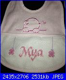 Ricami eseguiti usando gli alfabeti e le scritte preparati da  Malù-img_2861-jpg