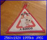 "Bimbo a bordo", "Mamma a bordo", "Cane a bordo" - gli schemi di Natalia-p1010298-jpg