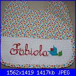 Ricami eseguiti usando gli alfabeti e le scritte preparati da  Malù-img_4687-jpg