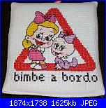 "Bimbo a bordo", "Mamma a bordo", "Cane a bordo" - gli schemi di Natalia-img_4741-jpg