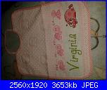 Ricami eseguiti utilizzando le scritte preparate da Dolce-20140615_193449-jpg