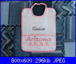 I ricami realizzati con le scritte di sharon-bavaglino-mi-chiamo-arizona_1_immagine-8459-jpg