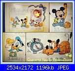 i personaggi Disney creati da Natalia-quadretto-nascita-edoardo-topolino-jpg