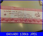 I ricami realizzati con le scritte di sharon-20141218_085040-jpg