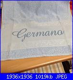 Ricami eseguiti usando gli alfabeti e le scritte preparati da  Malù-image-jpg