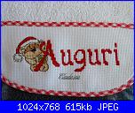 "Il mio Primo Natale" e i ricami Natalizi creati da Natalia-completo-bavaglino-e-coccinella_4_dscn7146-jpg