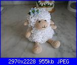 SAL impariamo il punto pelliccia - una pecora amigurumi-pecorella-jpg