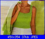 Il tema di maggio : CANOTTE E TOP-top-verde-coste-lavorato-maglia-jpg