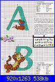Alfabeto / sampler di Winnie The Pooh-47-4-jpg