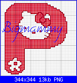 Alfabeto Hello Kitty Angelo Azzurro-alfabeto-hello-kitty-rosso-p-png