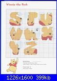 Alfabeto / sampler di Winnie The Pooh-6-jpg