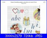 Alfabeto / sampler di Winnie The Pooh-sampler-bl72070-1-jpg