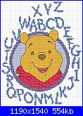 Alfabeto / sampler di Winnie The Pooh-w2-jpg