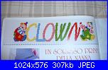 Bordi lenzuolini e altro-clown2-jpg