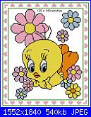 Looney Tunes: Titti / Tweety, Gatto Silvestro-titti-fiori1-jpg