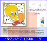 Looney Tunes 4761-1 Tweety on swings-titti-russa1-jpg