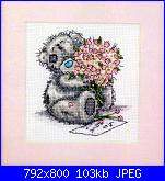 Tatty Teddy-tt205-pink-flowers-jpg
