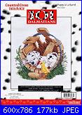 Counted Cross Stitch Kit - Disney's 101 Dalmatians-puppy-barrel-113567-jpg