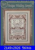 CMH Cross My Heart Inc.-csl-62-antique-wedding-sampler-jpg