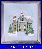 NC159 - Snow Globe Village Series - Little Snowy Green Cottage - feb. 2011-little-snowy-green-cottage-jpg