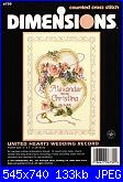Dimensions 6730 - United Hearts Wedding Record - 1997-dimensions-6730-united-hearts-wedding-record-1997-jpg