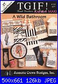Jeanette Crews Designs - TGIF - 215 - A Wild Bathroom - 1999-jeanette-crews-designs-tgif-215-wild-bathroom-1999-jpg