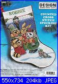 Design Works 5408 - Carolling Animals Stocking-robbie-stocking-0-jpg