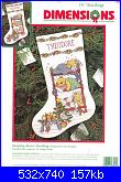 Dimensions 8491 - Sleeping Bears Stockings-dimensions-8491-sleeping-bears-stockings-jpg