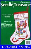 Needle Treasures 02814 - Sam the snowman stocking-needle-treasures-02814-sam-snowman-stocking-jpg