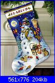 Dimensions 70-8839 - Snowman Friends Stocking-dimensions-70-8839-snowman-friends-stocking-jpg