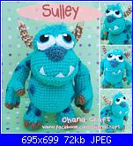 Personaggi dei cartoons amigurumi-sulley-ohanacraft-jpg