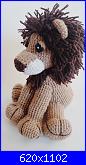 Amigurumi nella savana-lion-free-jpg