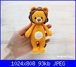 Amigurumi nella savana-leone-jpg