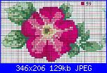 Schemi piccoli fiori-schema-punto-croce-fiore-rosa%5B1%5D-jpg